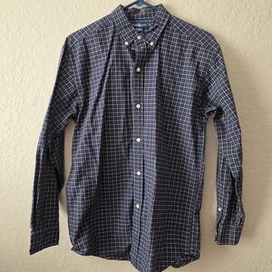 Ralph Lauren Men’s XL Tartan Plaid Button Down Classic Fit • 100% Cotton Preppy